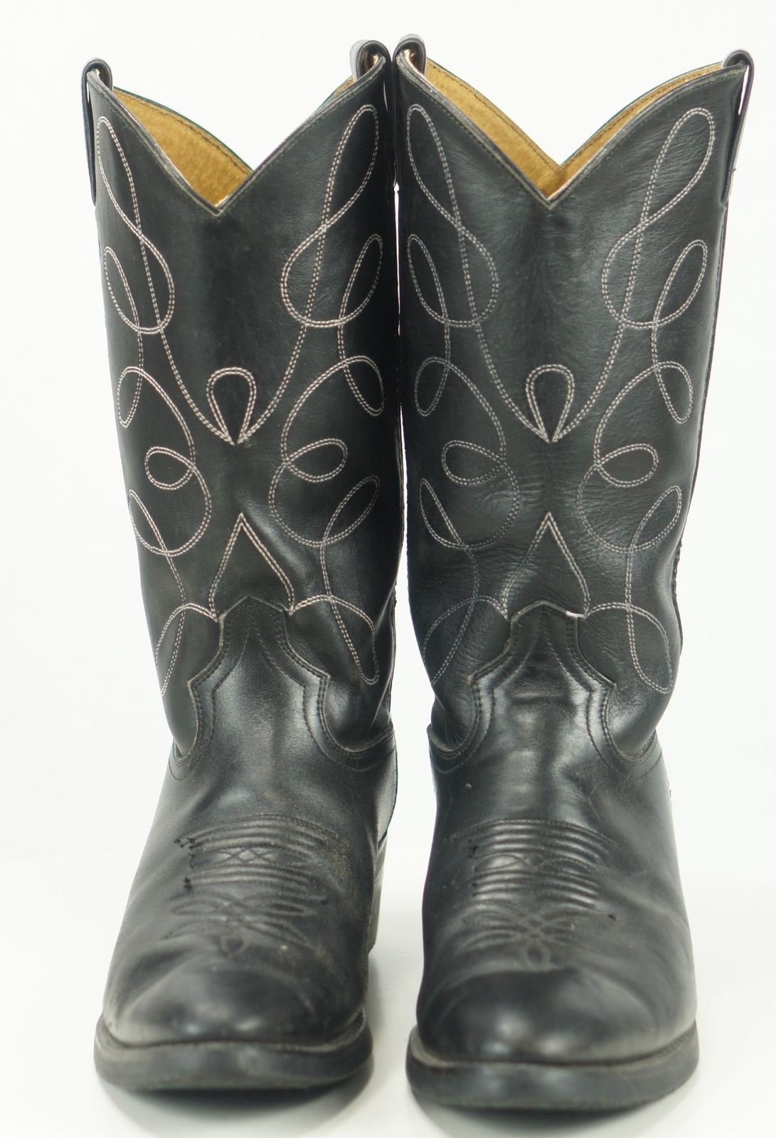 mens black cowboy work boots