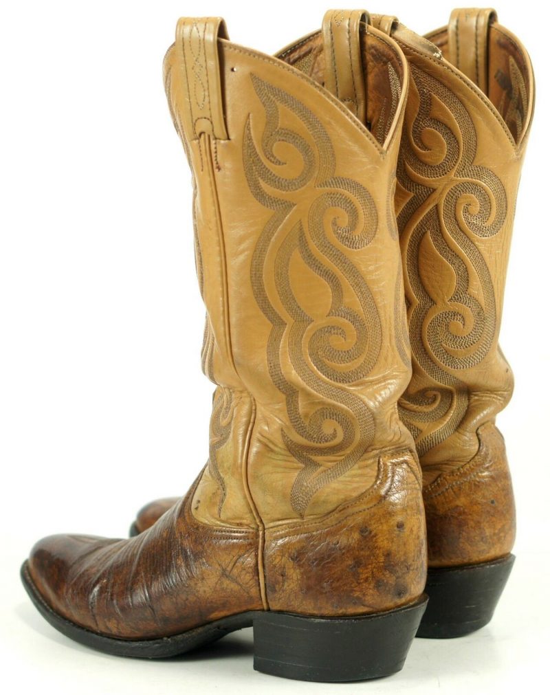 tony lama smooth ostrich skin boots