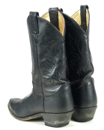 black justin cowgirl boots