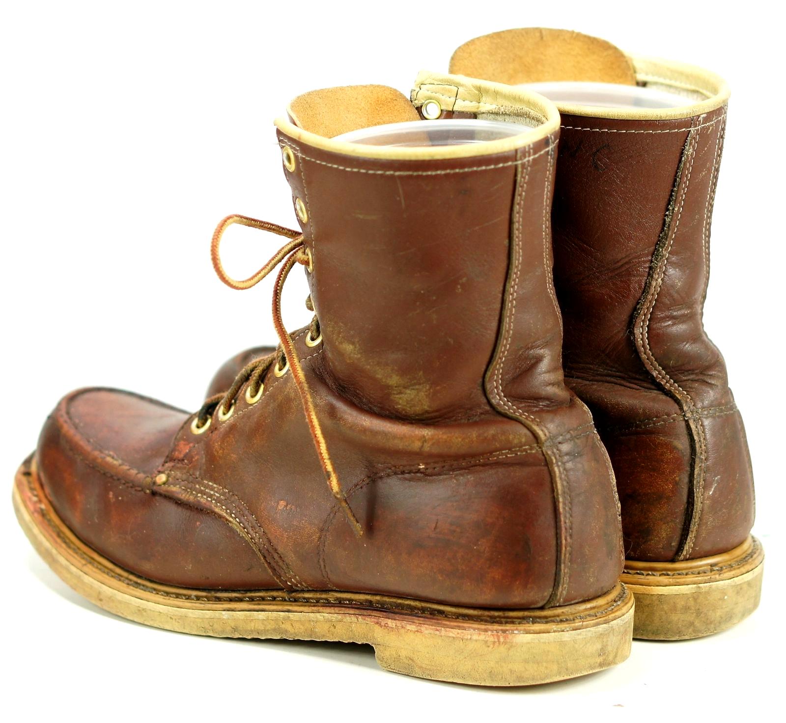 handmade moc toe boots