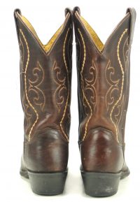 justin-womens-dark-brown-leather-cowboy-western-boho-boots-8