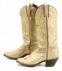 kenny-rogers-womens-marbled-leather-western-cowboy-boots-vintage-us-made-1