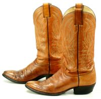 Justin Rockabilly Distressed Brown Leather Western Cowboy Boots Men