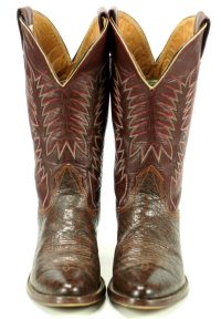 Nocona Burgundy & Brown Peanut Brittle Women