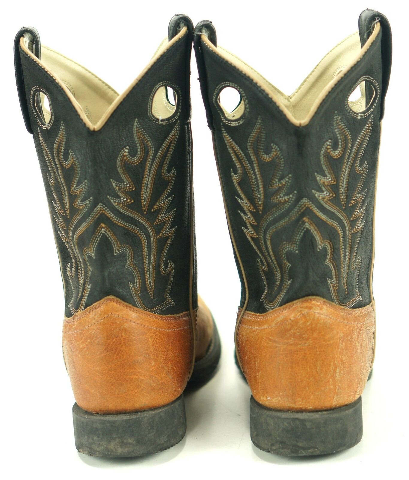 leather buckaroo shoes
