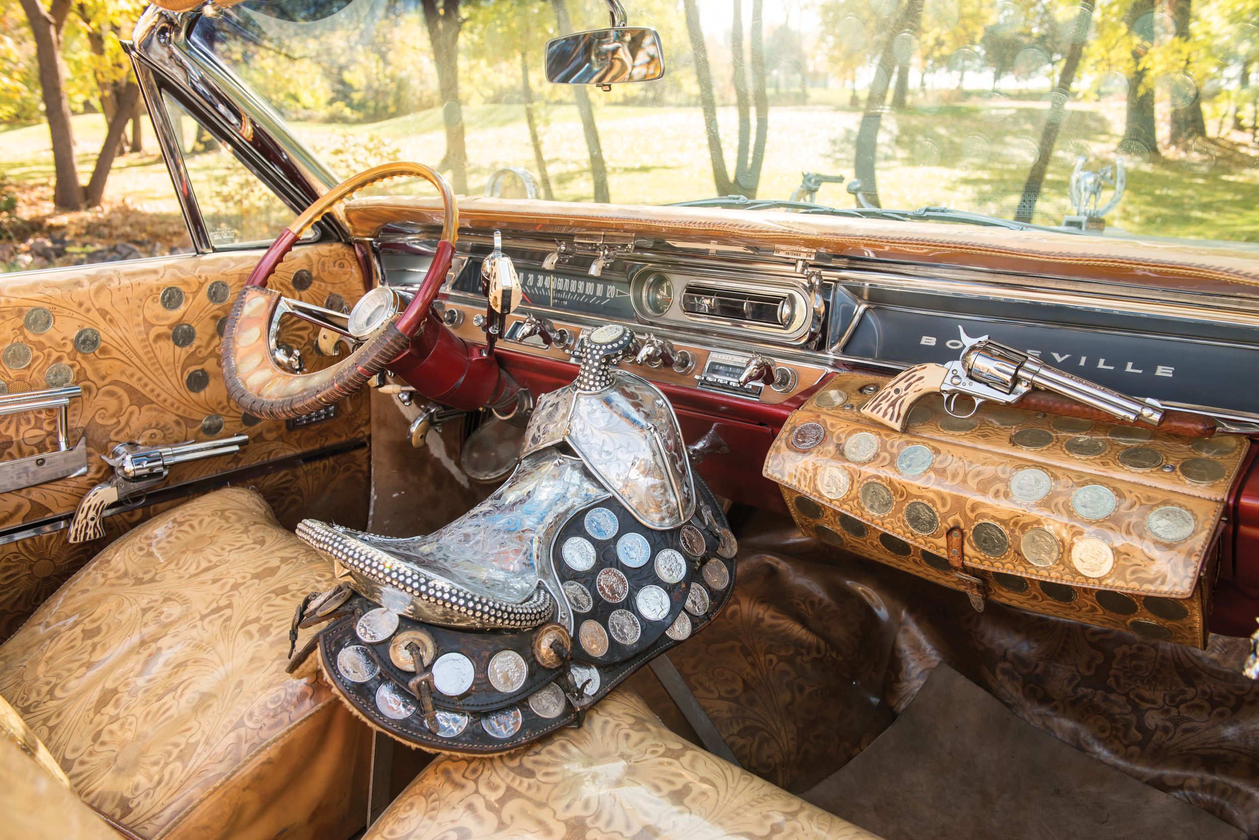 NUDIE COHNS CAR INTERIOR