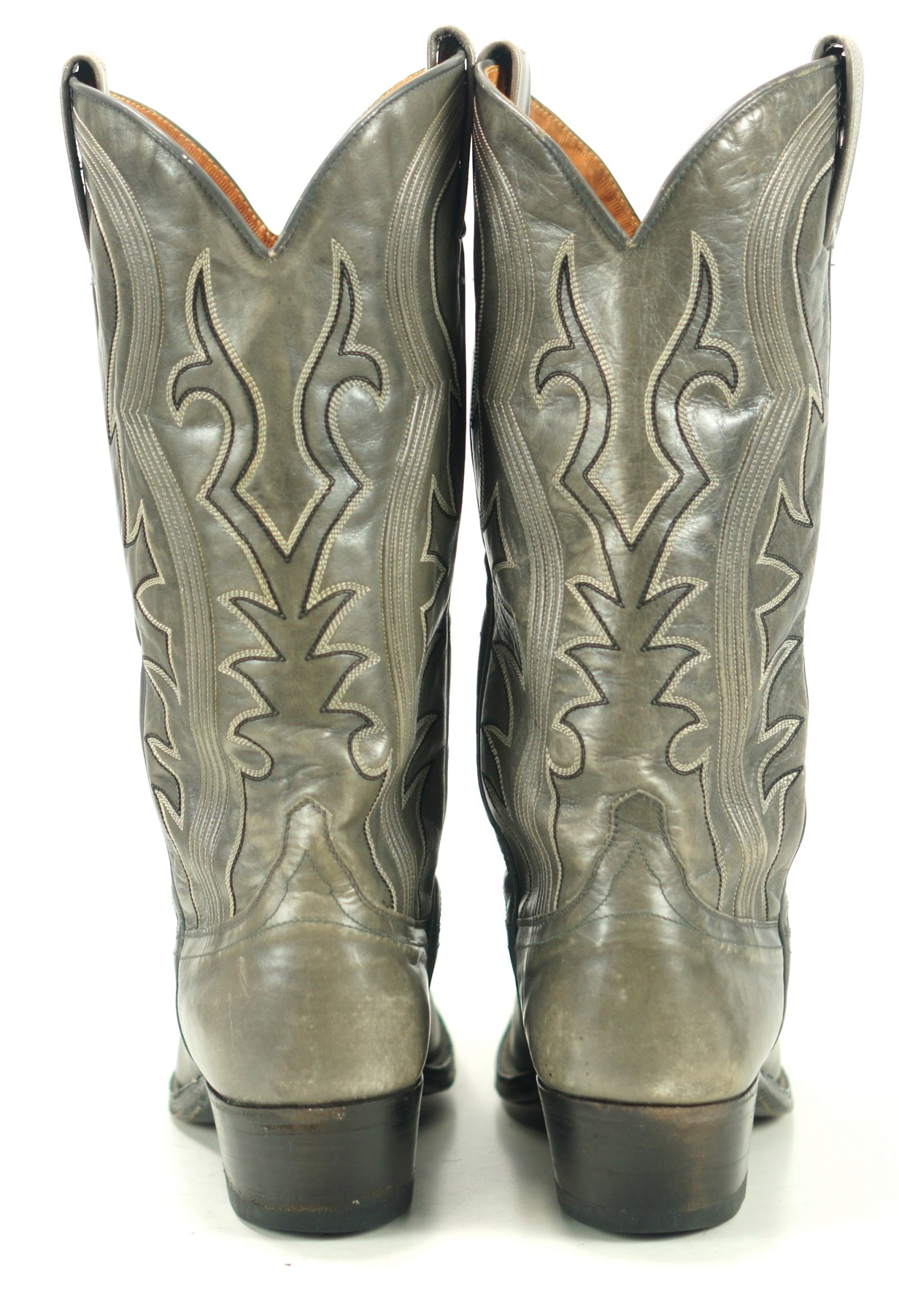 grey western boots
