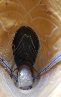 justin womens cowboy western boots knee huigh snakeskin butterflies (10)