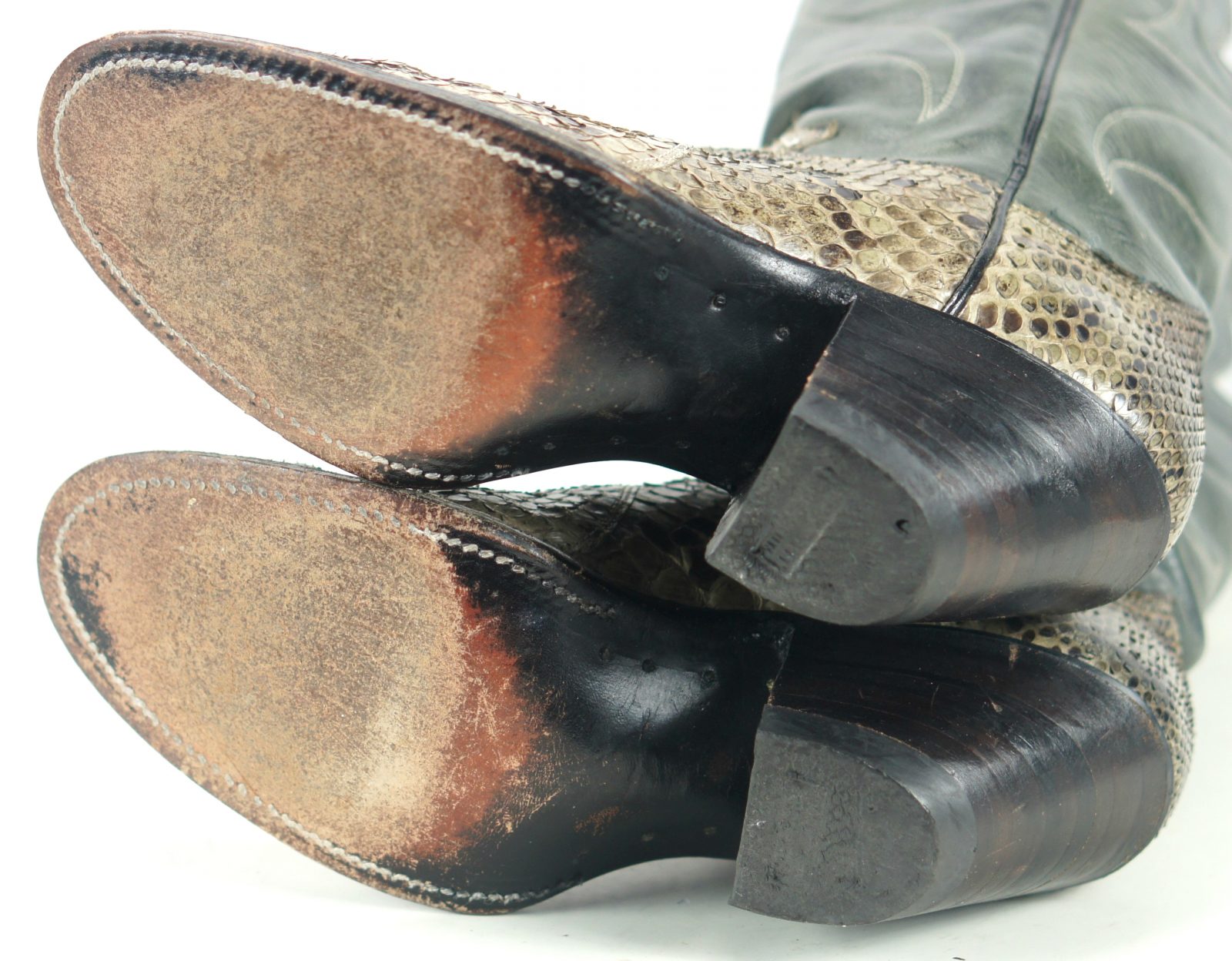 justin womens cowboy western boots knee huigh snakeskin butterflies (7)