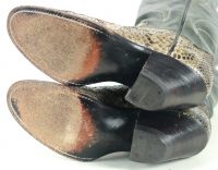 justin womens cowboy western boots knee huigh snakeskin butterflies (7)