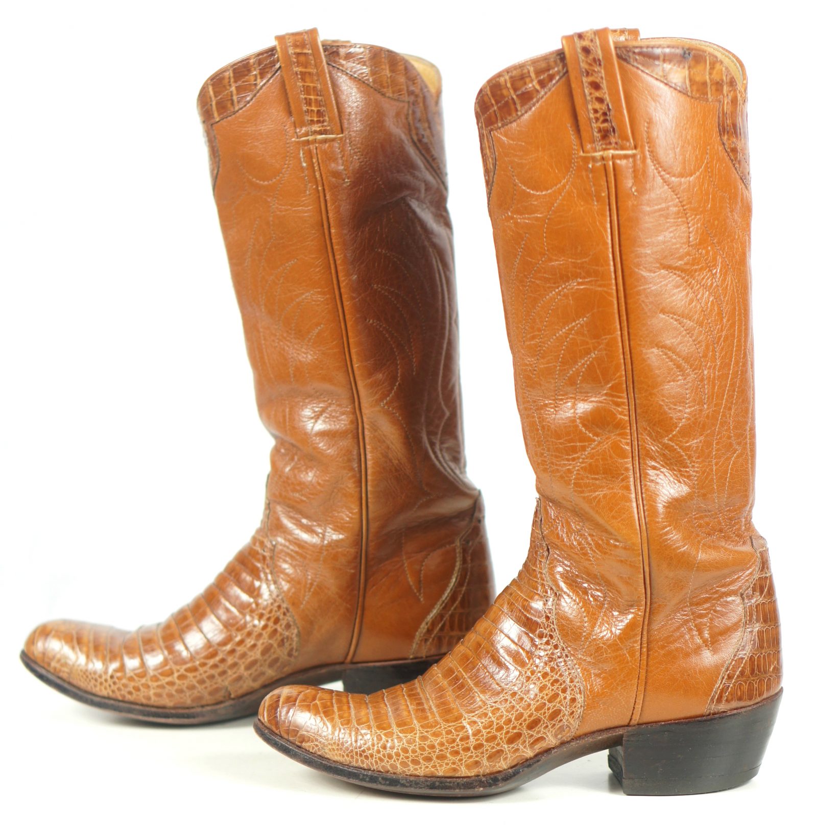 crocodile cowgirl boots