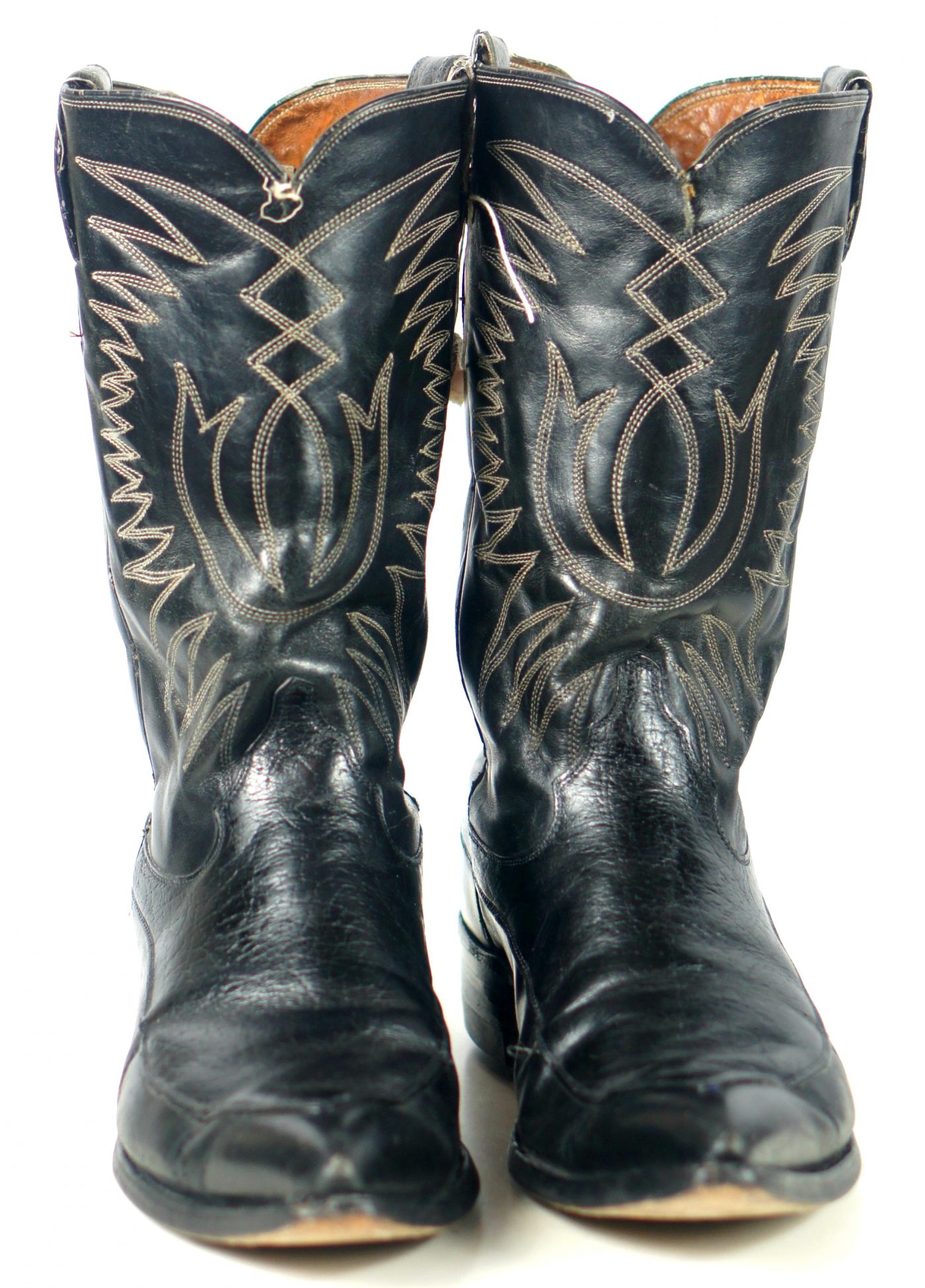 vintage cowboy boots black