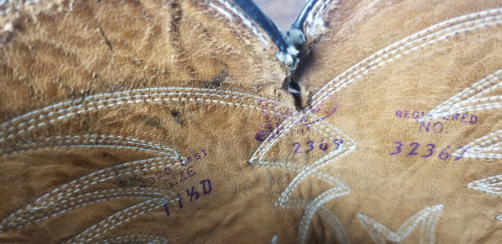 Justin Ft Worth Black Cowboy Boots Pointy Toe Vintage 70s US Made Men