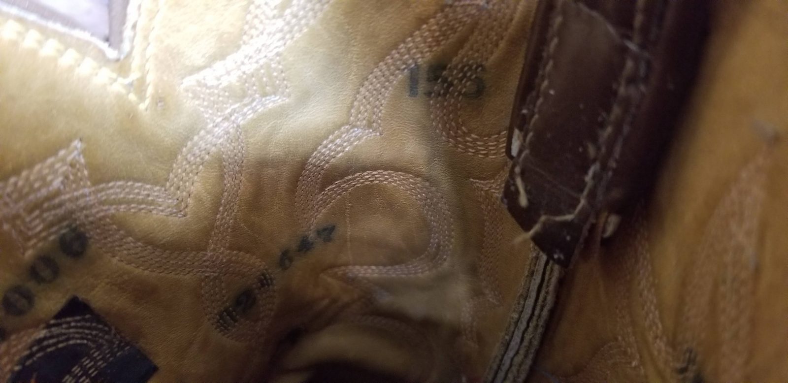 Tony Lama Brown Lizard Cowboy Boots Vintage Black Label US Made Mint Women