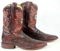 Tony Lama Centennial Anniversary Cowboy Western Boots Brown Leather Men