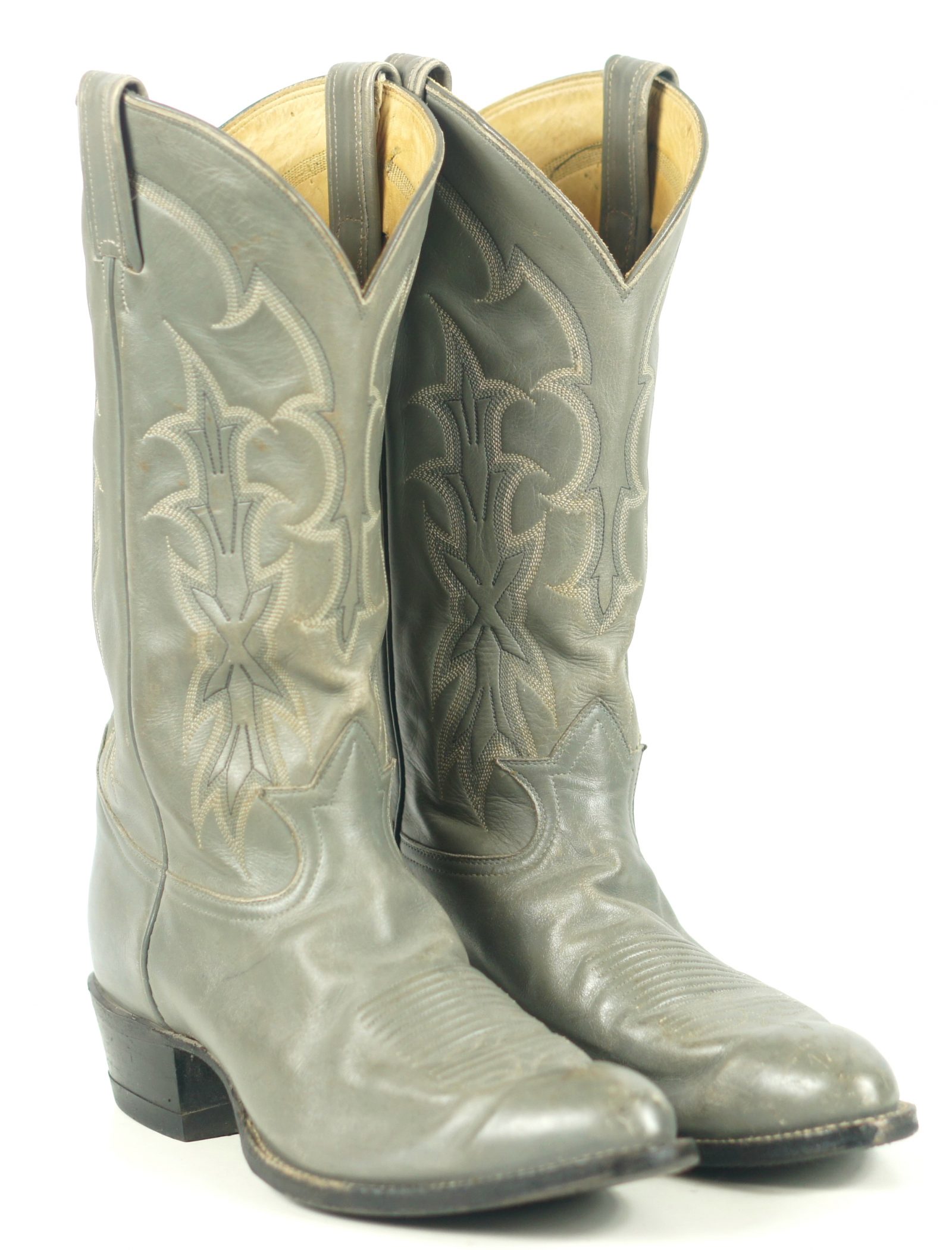 grey western boots