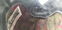 Zodiac Vintage Black Handpainted Cowboy Boots Cactus Feathers Indians Women