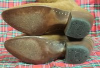 jr custom suede cowboy riding boots vintage womens (8)