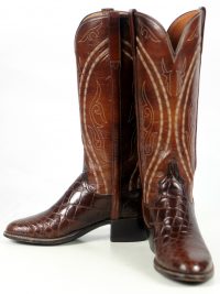 lucchese alligator san antonio vintage cowboy western boots womens (14)