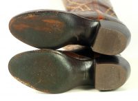 lucchese alligator san antonio vintage cowboy western boots womens (9)