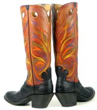 paul bond knee high tall buckaroo cowboy boots womens (10)