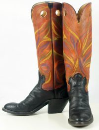 paul bond knee high tall buckaroo cowboy boots womens (14)