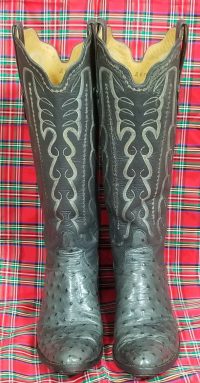 to stanley womens custom tall gray full quill ostrich cowboy western boots (14)