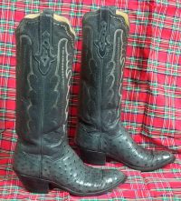 to stanley womens custom tall gray full quill ostrich cowboy western boots (16)