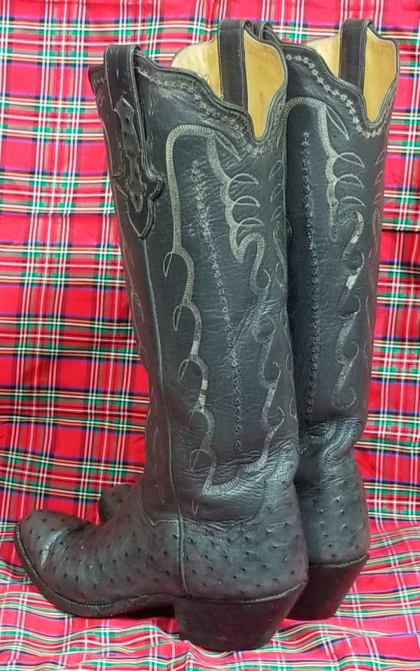 grey western boots