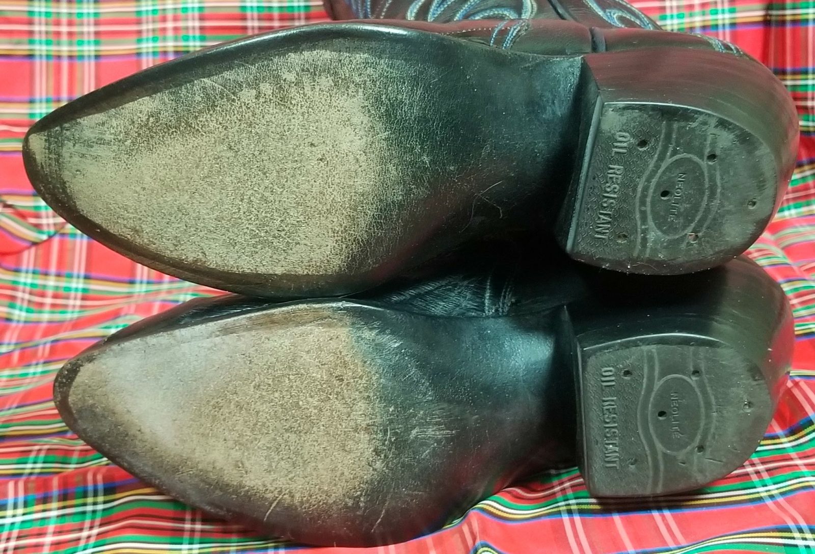 vintage custom black eel skin cowboy western boots womens (10)