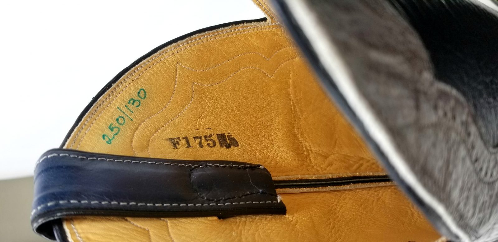 vintage justin blue and gray leather cowboy western boots womens (16)