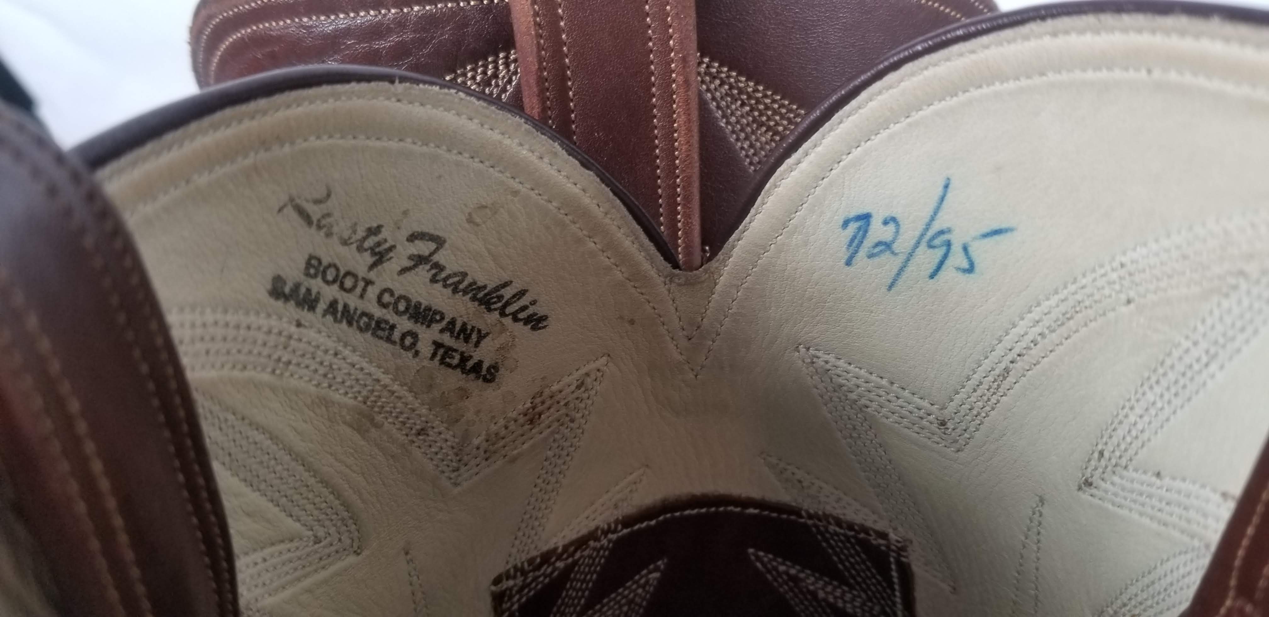 rusty franklin handmade boots