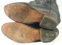 Tony Lama 17 Tall Stovepipie Cowboy Boots Mules Ear Silver Stars Men