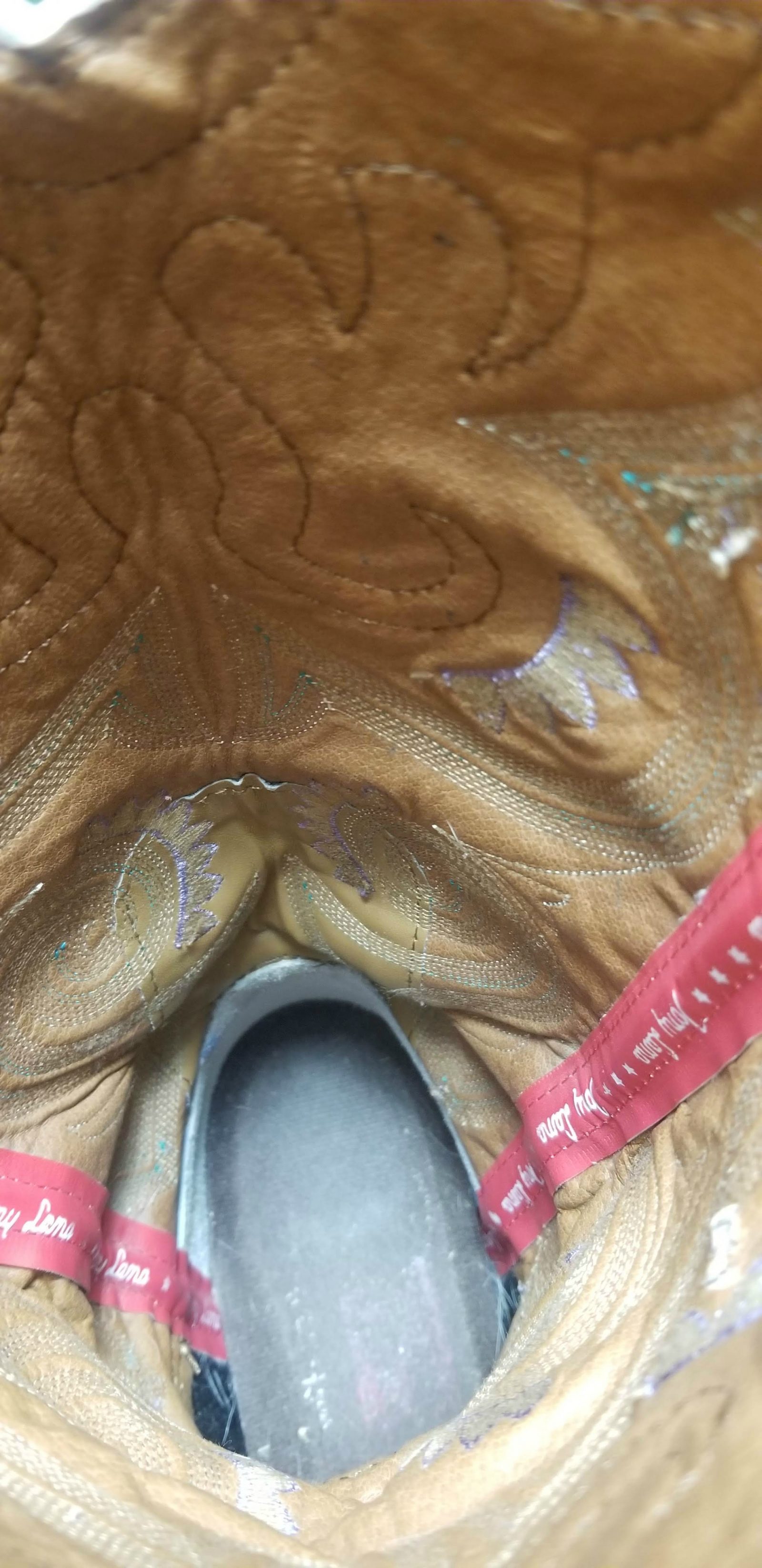 Tony Lama 3R Buckaroo Tall Multicolor Cowboy Western Boots Square Toe Womens (13)