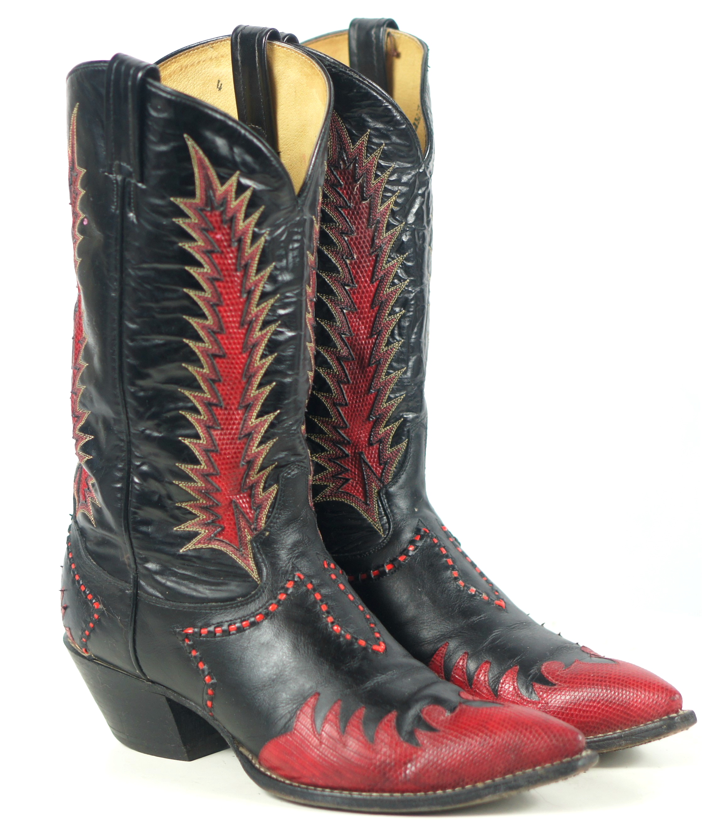 Hot Fashion Red Suede Ankle Boots Embroidered Lady Spike 