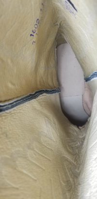 Acme Tan & Black Leather Cowboy Western Boots Vintage US Made Men