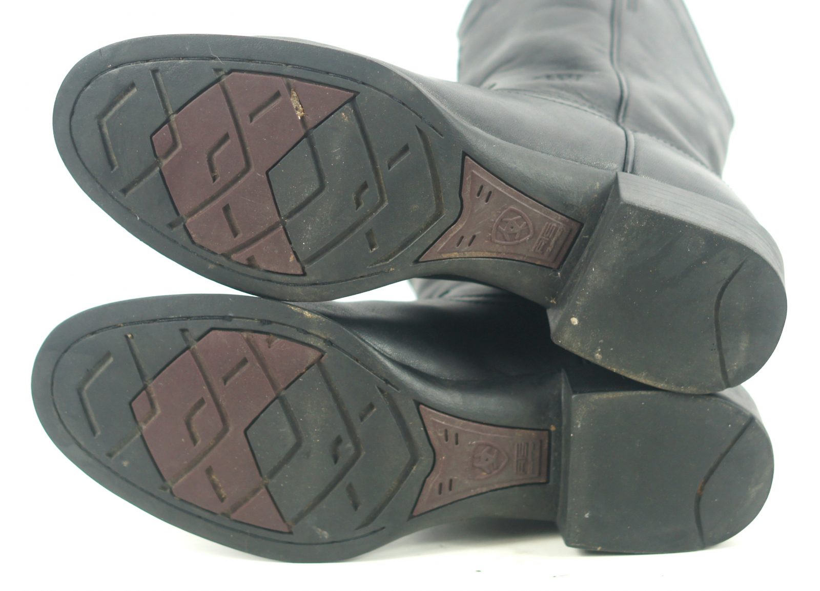 Ariat Heritage Roper 35501 Black Leather Western Cowboy Boots ATS Men