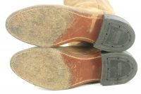 Boulet Tan Brown Suede Short Cowboy WEestern Roper Boots Canada Men