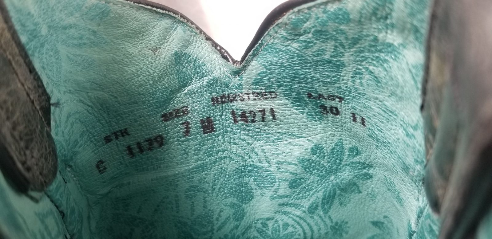 Corral Vintage Black Cowboy Western Boots Sequin Inlay Cutouts C1179 Women