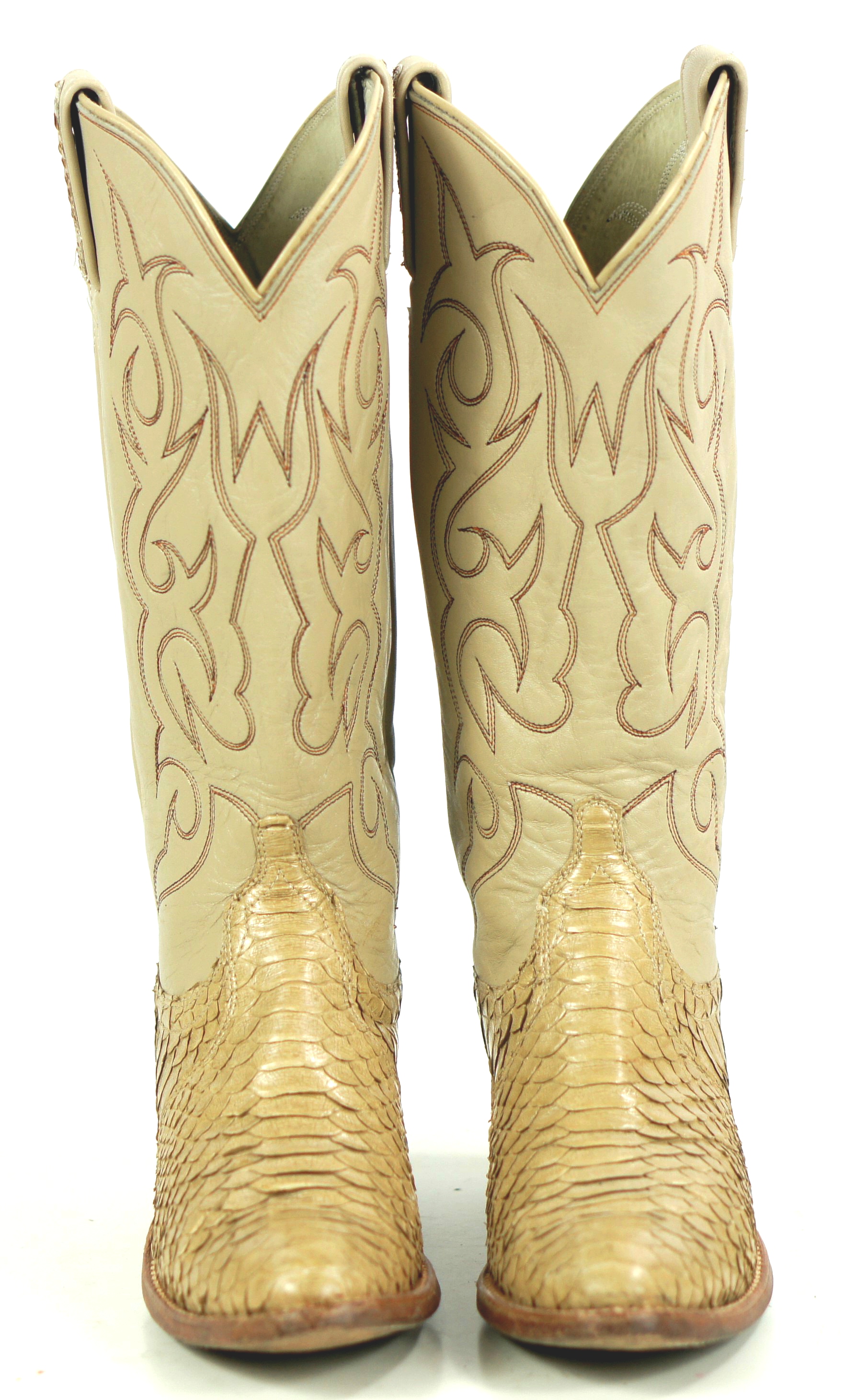 western boots tan