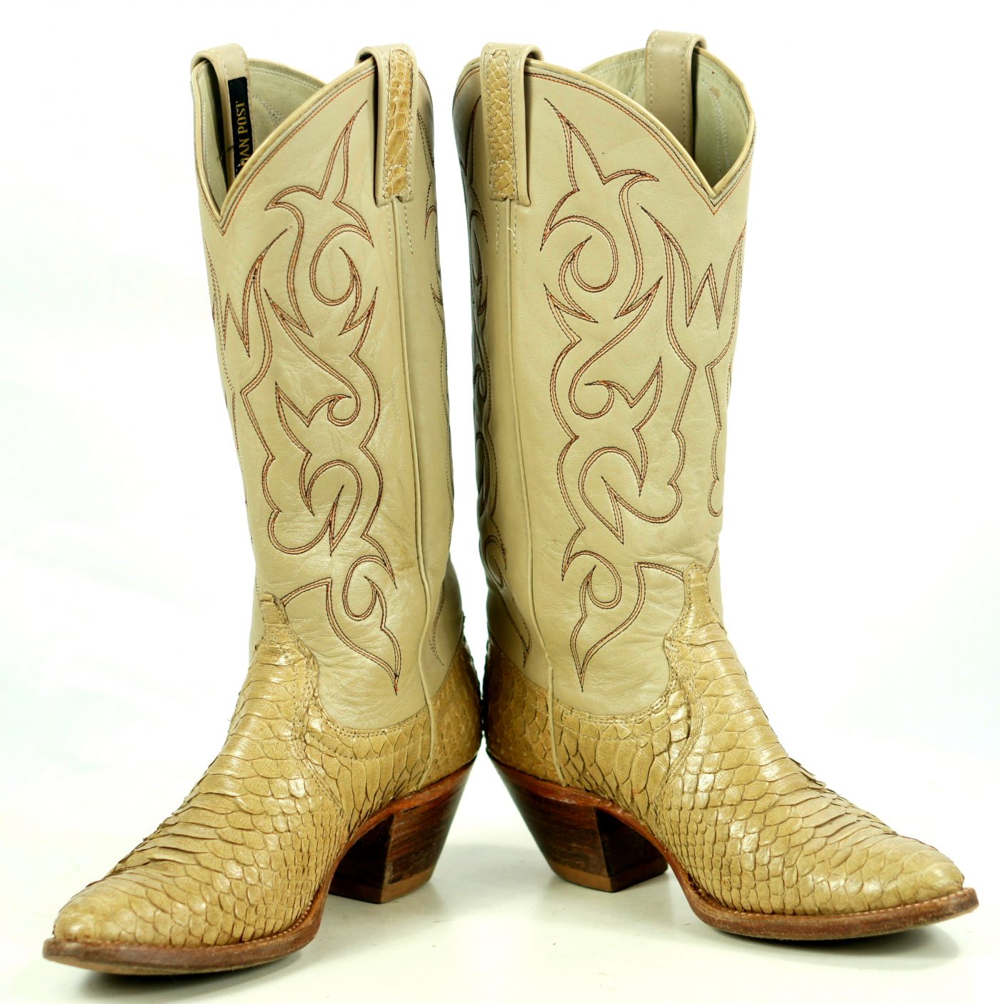 real snakeskin boots women's