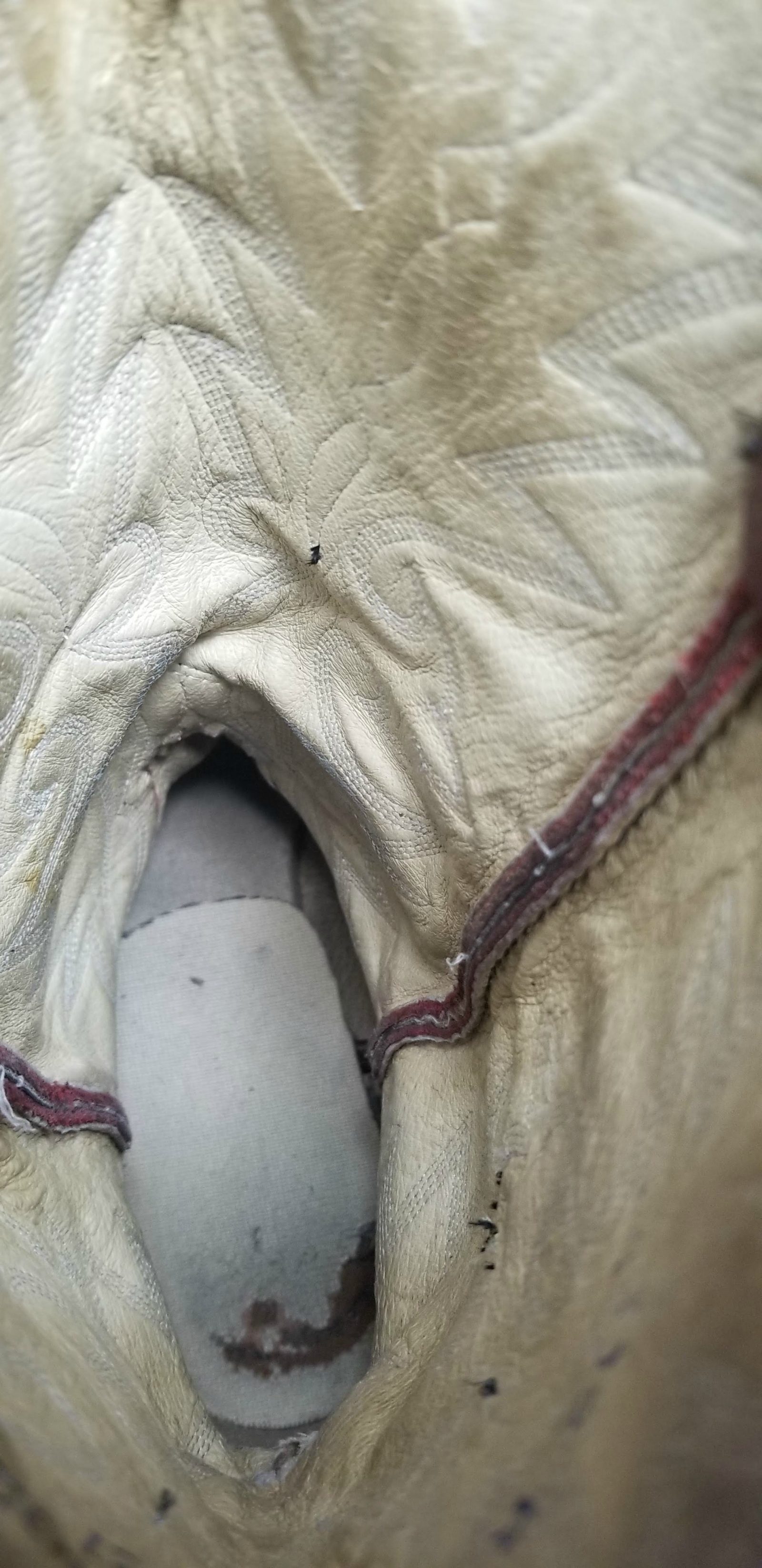 Dan Post Vintage Burgundy Leather Cowboy Western Boots Men