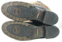 Double H HH Ranchwell Cowboy Western Boots Brown And Black US Made Men