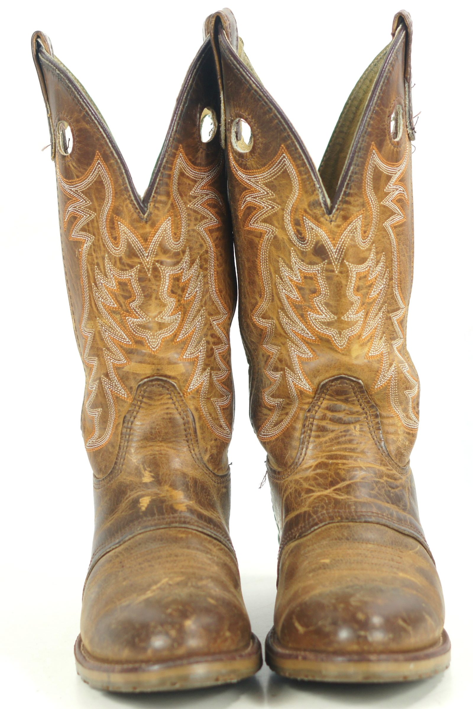 Double-H Ice Ultragel Brown Buckaroo Cowboy Western Boots US Made Women