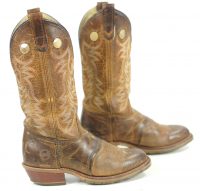 Double-H Ice Ultragel Brown Buckaroo Cowboy Western Boots US Made Women