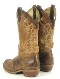 Double-H Ice Ultragel Brown Buckaroo Cowboy Western Boots US Made Women