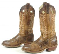 Double-H Ice Ultragel Brown Buckaroo Cowboy Western Boots US Made Women