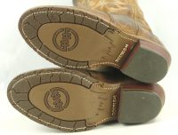 Double-H Ice Ultragel Brown Buckaroo Cowboy Western Boots US Made Women