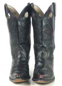 Durango Black Cherry Buckaroo Cowboy Boots RD5335 Saddle Stitching Women