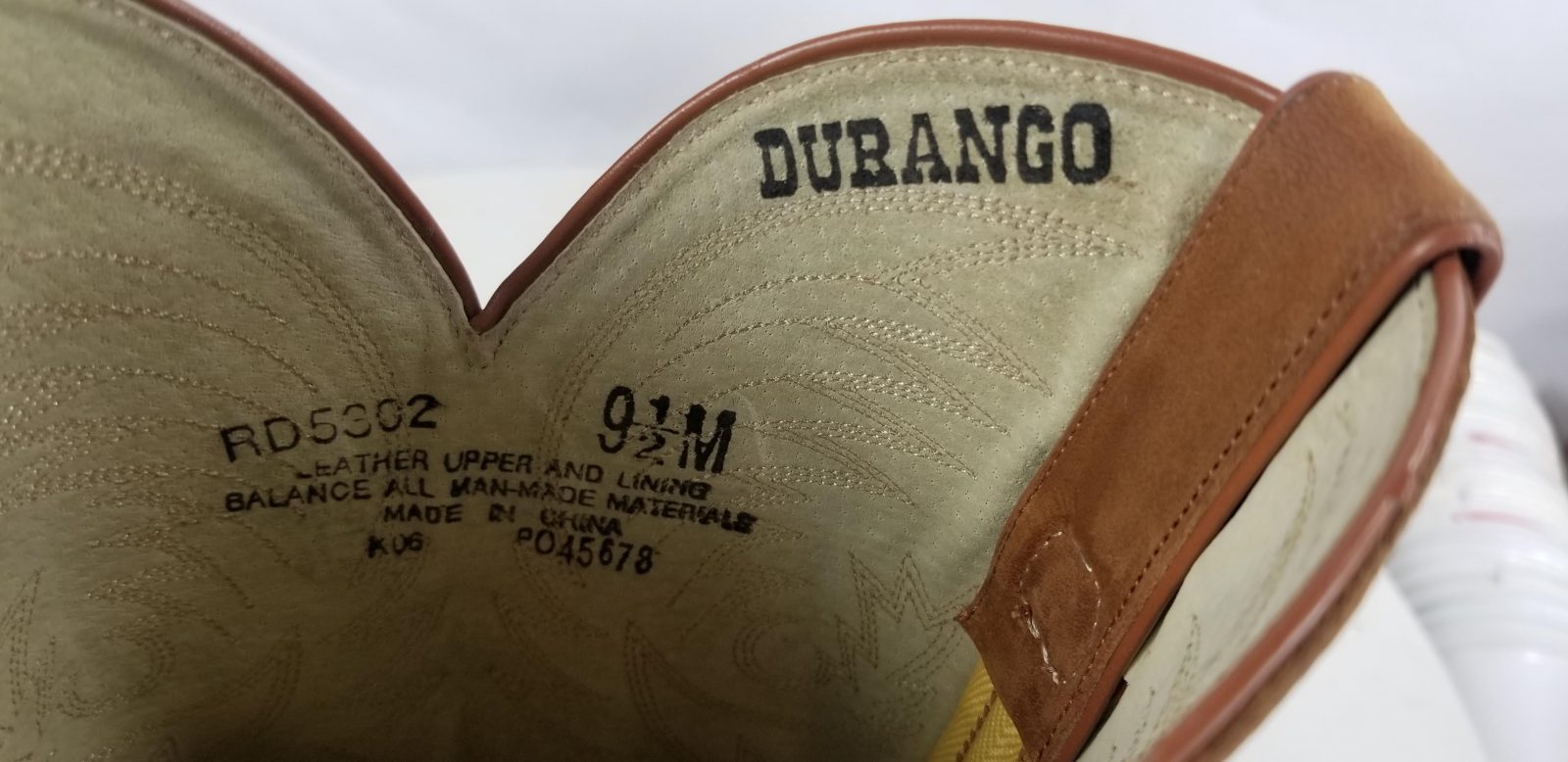 Durango RD5302 Brown Velvety Suede Wingtip Cowboy Western Boots Women